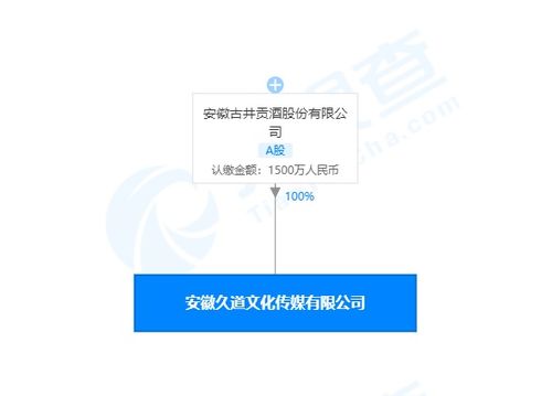 古井貢酒成立文化傳媒公司,經(jīng)營(yíng)范圍含廣播電視節(jié)目制作等
